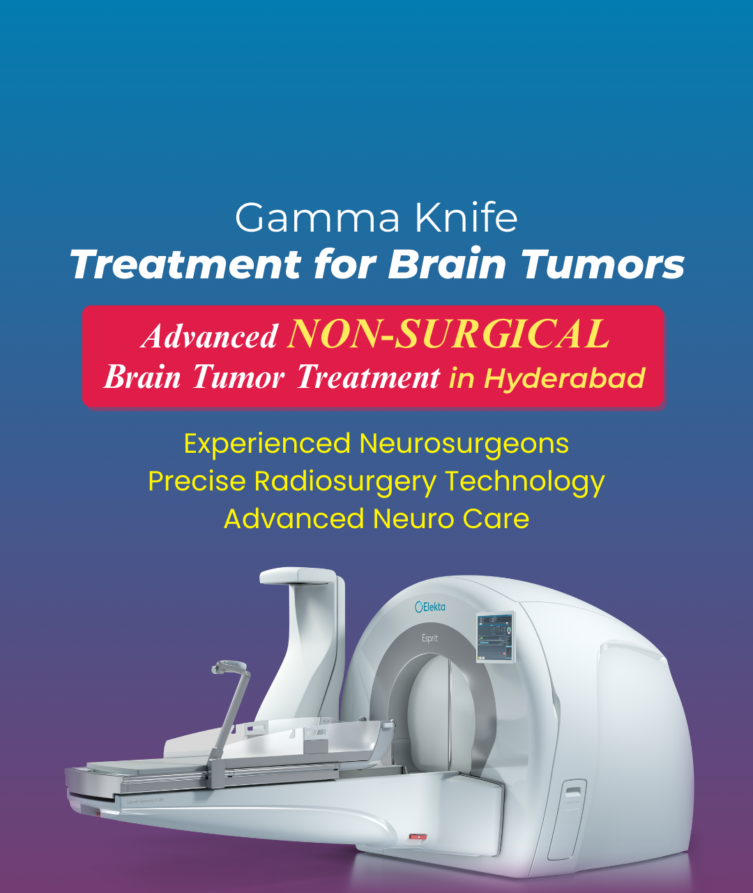 Gamma Knife Radiosurgery for non-invasive brain tumor treatment at KIMS Hospitals